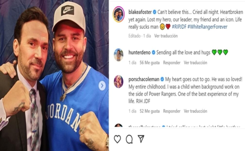 Los Power Rangers dan el último adiós a Jason David Frank