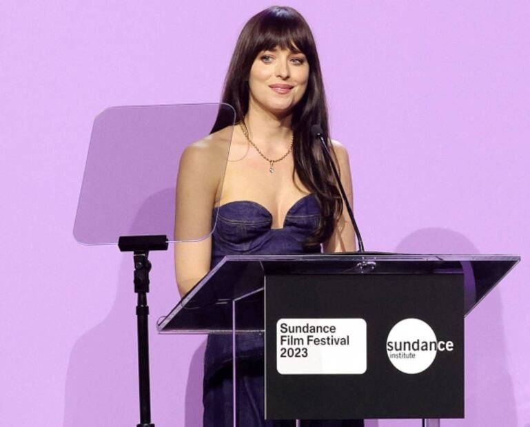 Dakota Johnson bromea en Sundance sobre el canibalismo de Armie Hammer