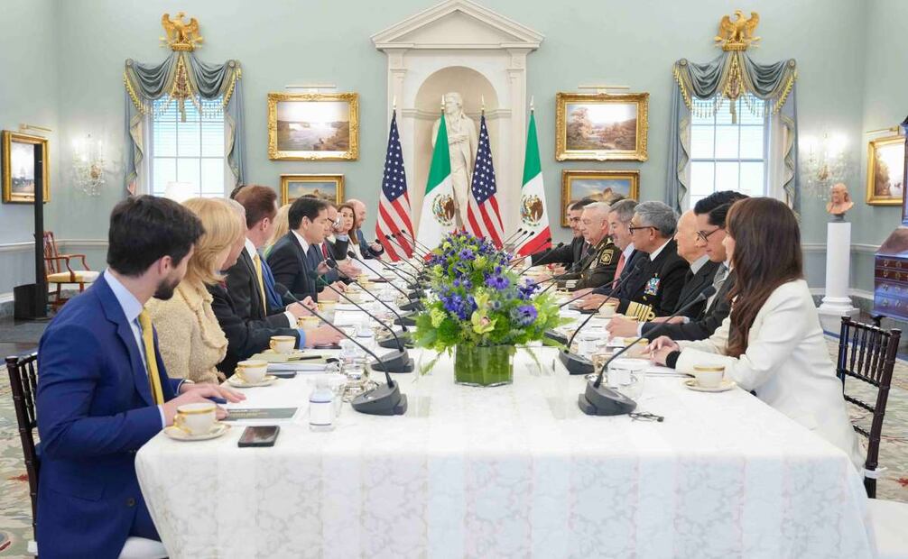 México y EU acuerdan nuevas acciones y fortalecer combate al fentanilo y armas. Foto: Especial