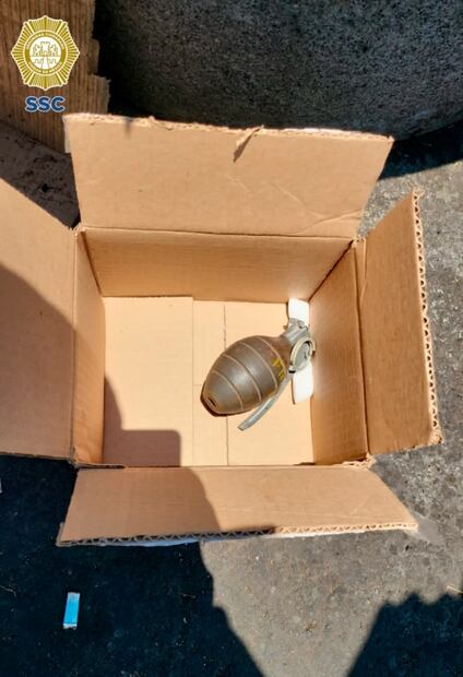 Hallan granada en calles de la alcaldía Benito Juárez