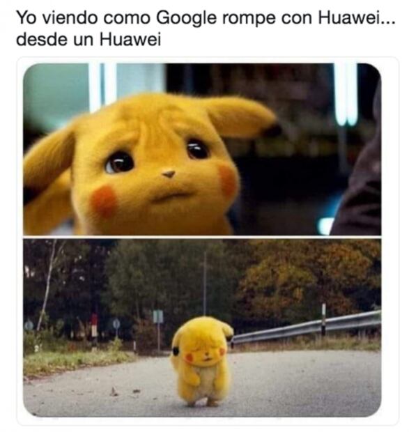 Los memes de la ruptura entre Huawei y Google