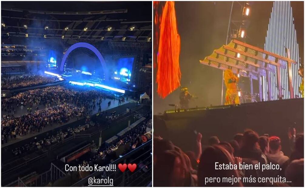 Carlos Rivera disfrutó de la música de Karol G en el Estadio Azteca.