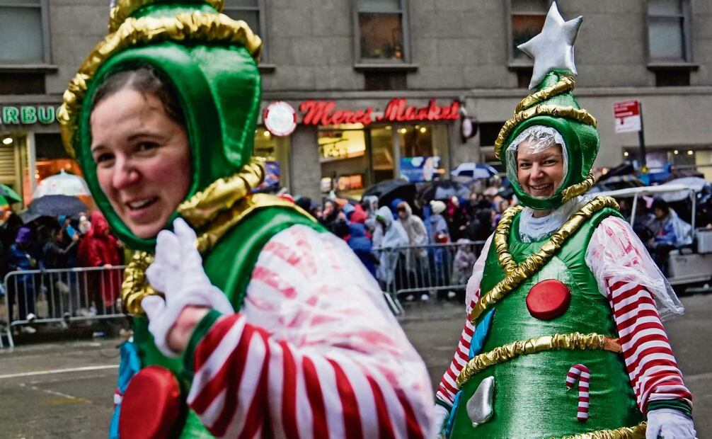 Artistas, durante el Desfile del Día de Acción de Gracias de Macy's, el 28 de noviembre pasado, en NY. Foto: Julia Demaree Nikhhinson | AP (23/12/2024)