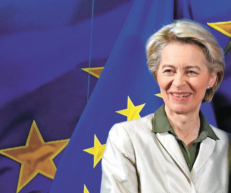 Ursula Von der Leyen, nueva presidenta alemana de la Comisión Europea, el pasado 19 de noviembre en Bruselas, Bélgica. Foto/FRANCOIS LENOIR. REUTERS