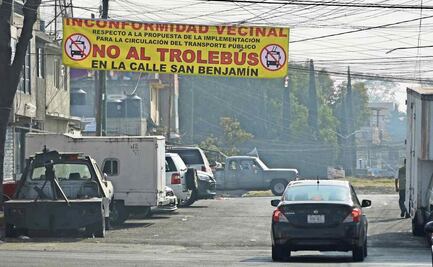 Comerciantes rechazan Trolebús en Santa Úrsula