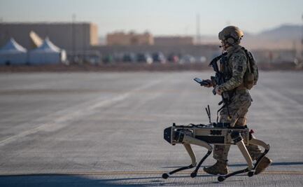 Perros robots combaten en la Fuerza Aérea de Estados Unidos
