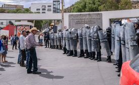 Policías reprimen manifestación de productores de frijol en Zacatecas; hay cuatro detenidos, entre ellos, dos líderes