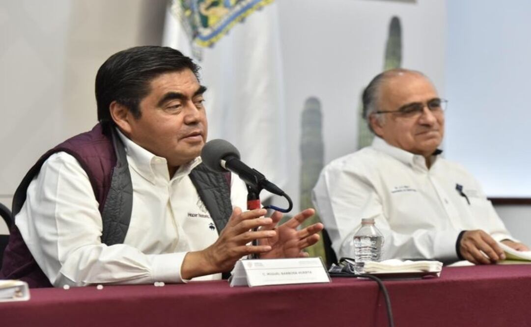 Miguel Barbosa, gobernador de Puebla. Foto: Especial 