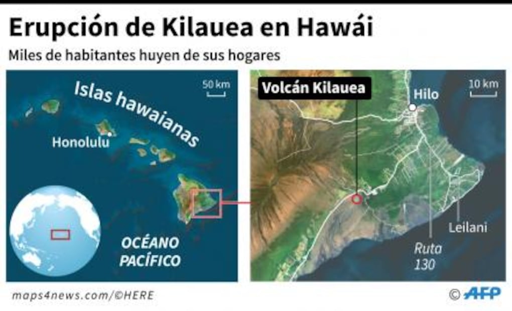 El volcán Kilauea, la ardiente morada de una diosa que desató alarma en Hawai