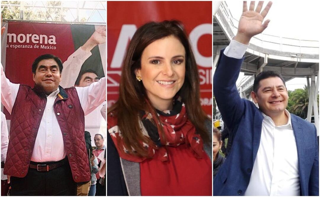 Fotos: tomadas de Twitter @Nancydelasa, @MBarbosaMX, @armentaconmigo