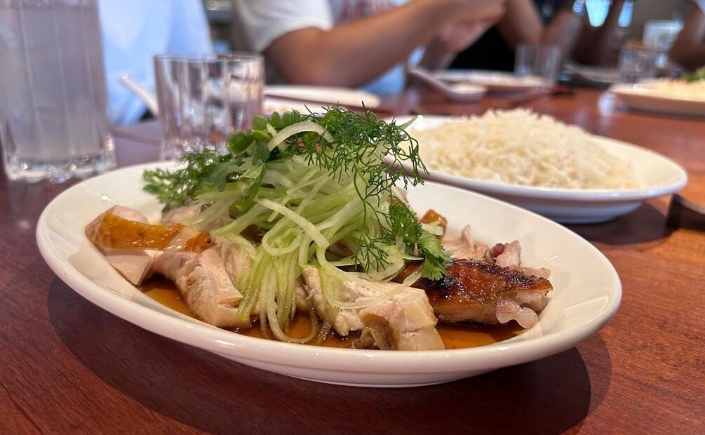 Chiken Rice, el platillo tradicional de Singapur. Foto: Alan Nájera / El Universal