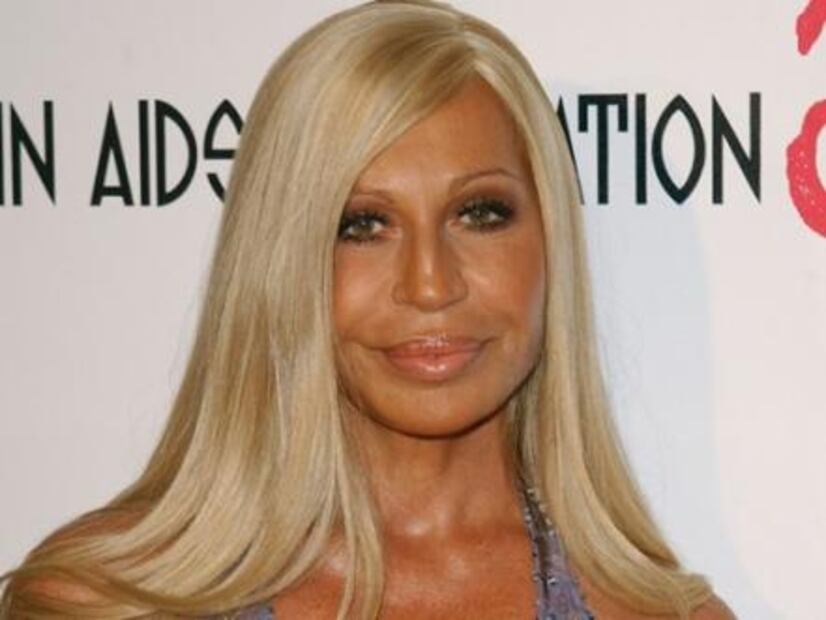 Así se ve Donatella Versace después de varias cirugías