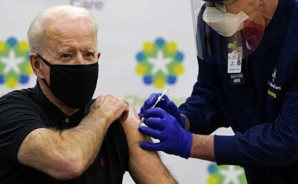 Joe Biden recibe segunda dosis de la vacuna contra el Covid-19