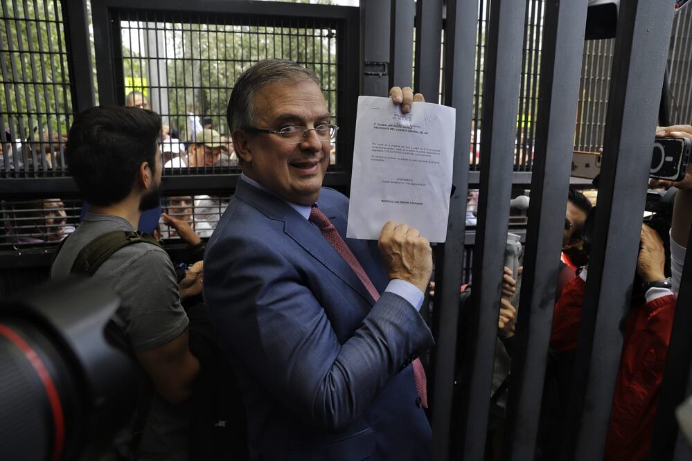 Marcelo Ebrard asegura que no se va de Morena. Foto: Fernanda Rojas / EL UNIVERSAL