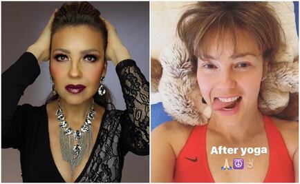 Thalía se luce sin maquillaje y en el trapecio