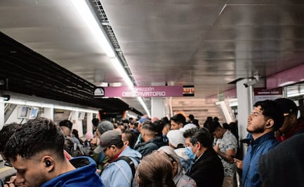 Metro CDMX: usuarios reportan retrasos y saturación de andenes en cinco estaciones 