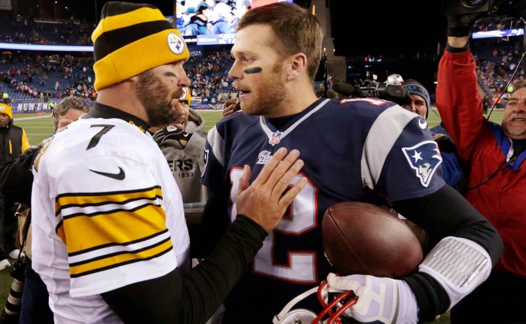 Brady y Roethlisberger se vuelven a ver las caras. Foto: AP