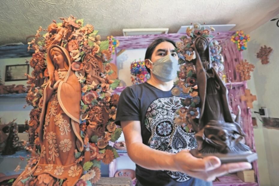 Deja su corazón en cada pieza de la virgen María