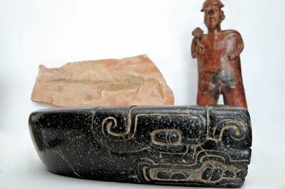 Piezas arqueológicas robadas en México llegan al extranjero