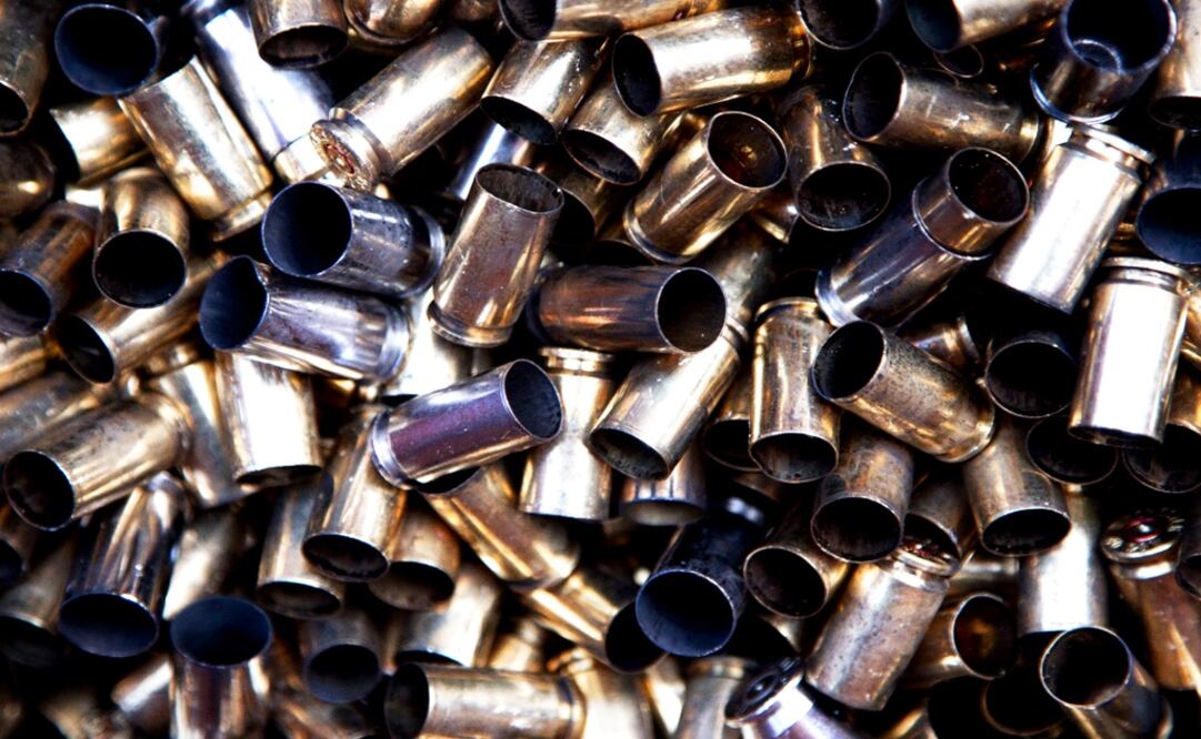 Spent shell casings from bullets – Photo: Manuel Balce Ceneta/AP