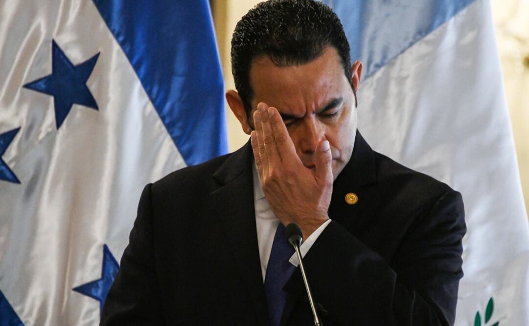 Fotografía: Jimmy Morales, presidente de Guatemala. (AFP)