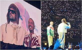 Se acaban las rencillas entre Bad Bunny y J Balvin; se reenconcilician en el último concierto de Benito en CDMX