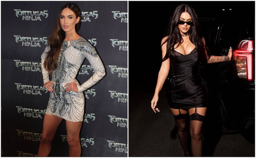 La actriz Megan Fox en 2014 y en 2026 respectivamente.
Fotos: ARCHIVO EL UNIVERSAL/Instagram meganfox