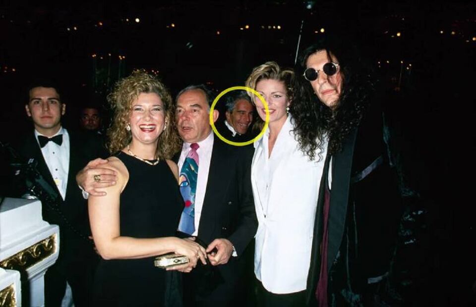 Epstein en el casamiento de Trump en 1993. Foto: CNN