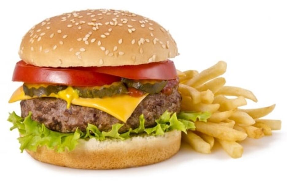 Cuántas calorías tiene una hamburguesa