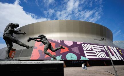El histórico Superdome; hoy, el inmueble de los Saints de Nueva Orleans albergará su octavo Super Bowl
