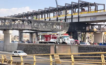 Autopista México-Puebla; cierres en km 20 por obras del trolebús colapsan la circulación