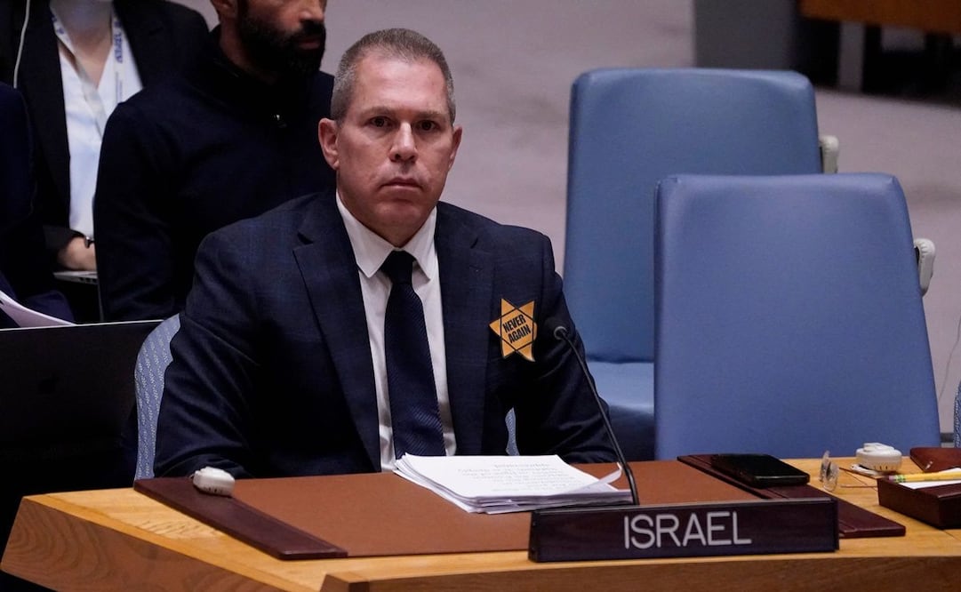 Gilad Erdan, representante permanente de Israel ante la ONU. Foto: AFP