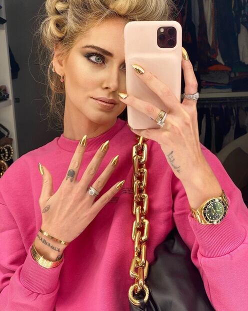 La nueva manicura de Chiara Ferragni vale un tesoro