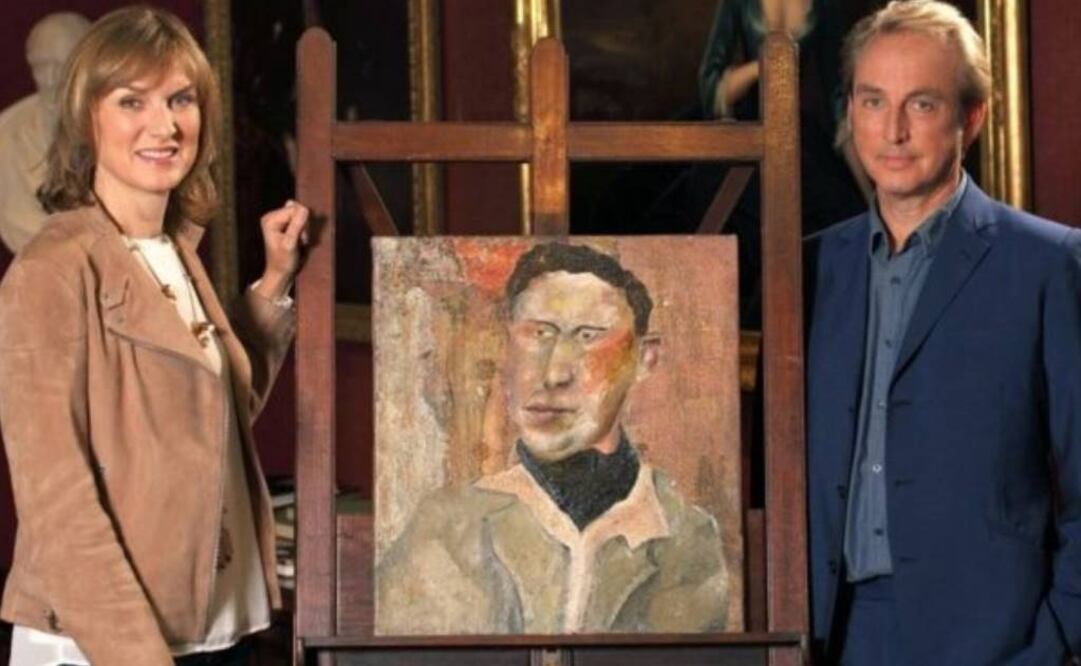 Los expertos han concluido que la pintura fue elaborada íntegramente por Lucian Freud y la han valorado 395 mil 400 dólares. (FOTO: BBC)