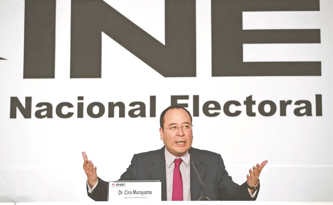 El consejero Ciro Murayama refirió que se ha hecho un trabajo de fiscalización desde el INE. Foto: ARCHIVO EL UNIVERSAL
