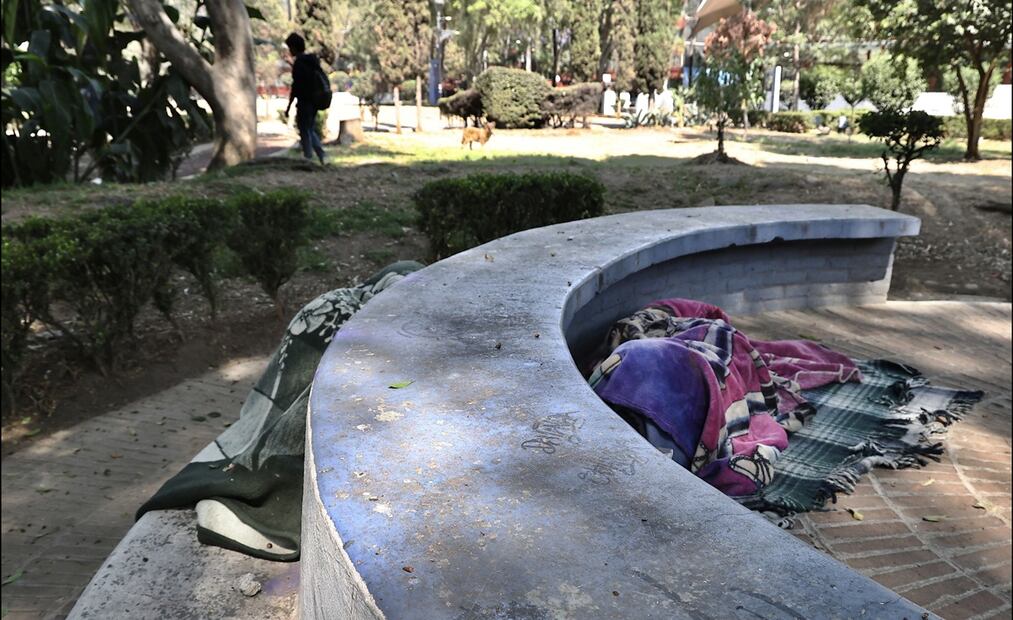 Rehabilitan módulos de vigilancia de la SSC en Tlatelolco, el 19 de marzo de 2025. Foto: Berenice Fregoso / EL UNIVERSAL