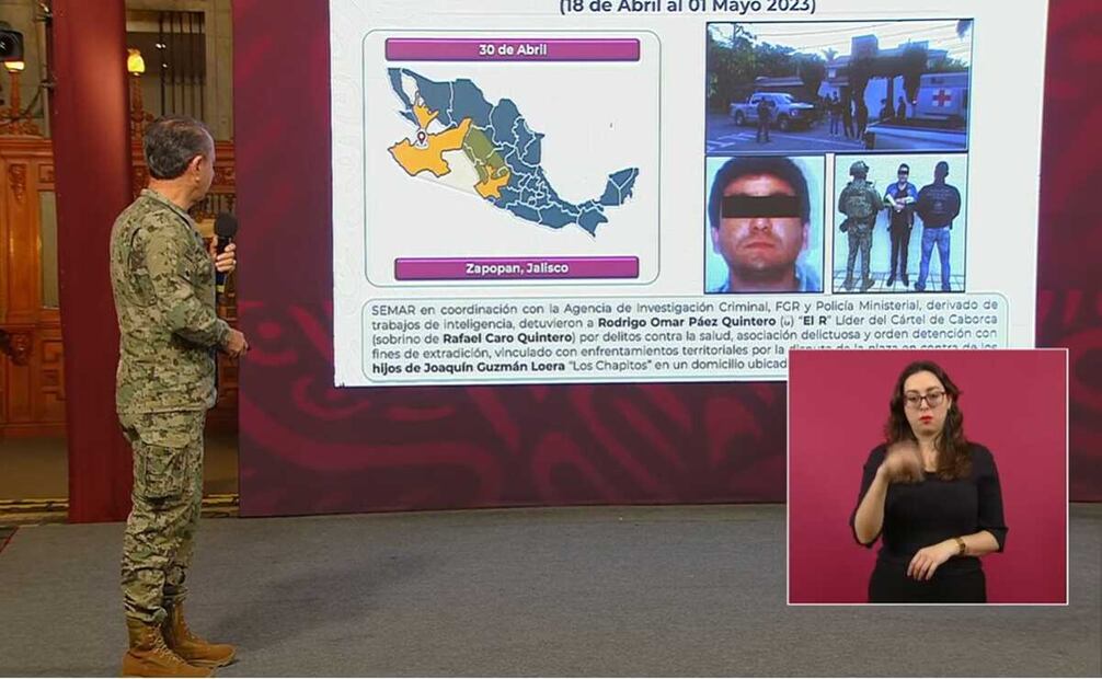 Rodrigo Omar Páez Quintero “El R” fue detenido por los delitos contra la salud y asociación delictuosa. Foto: Berenice Fregoso / EL UNIVERSAL