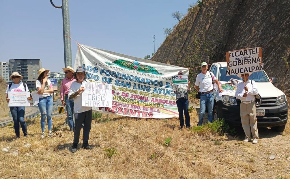 Cártel inmobiliario en Naucalpan. Foto: Rebeca Jiménez