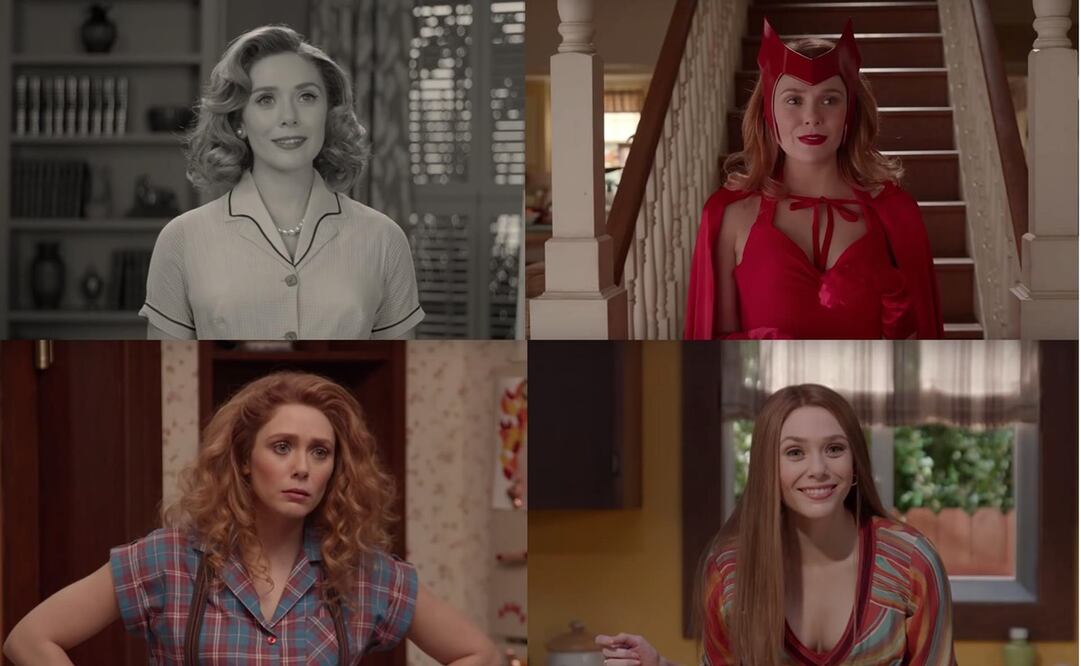 Wanda y Vision son caracterizados al estilo de cinco comedias clásicas de los 50, 60, 70 y 80 de la televisión estadounidense. Foto: Europa Press