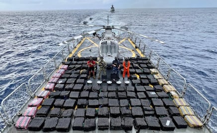 Realizan mega aseguramiento de alrededor de 7.2 toneladas de cocaína, el mayor decomiso durante esta administración