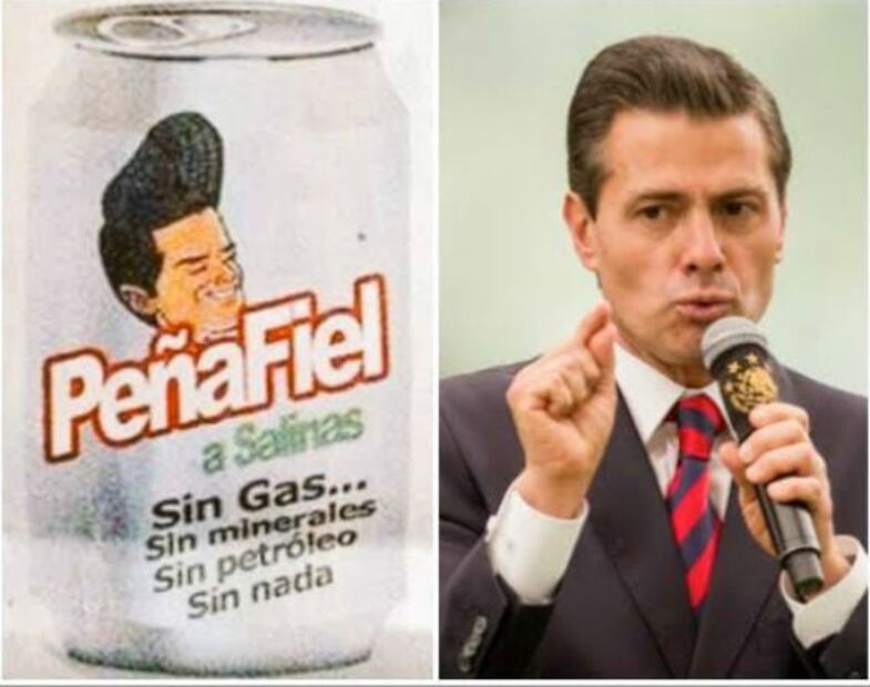 ¿Recuerdas cuando Peña Nieto dijo que Peñafiel era el refresco del presidente?
