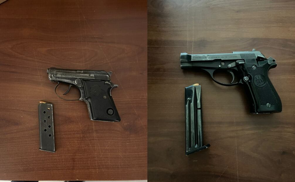 Armas aseguradas (05/06/2025). Foto: Especial