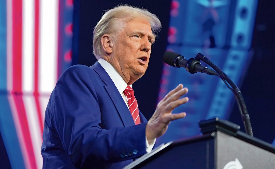 Con el discurso de que los cárteles mexicanos deben considerarse como grupos terroristas, el presidente electo de Estados Unidos, Donald Trump, busca obtener una ventaja desleal en las renegociaciones del T-MEC, dijeron legisladores morenistas. Foto: Rick Scuteri | AP (30/12/2024)