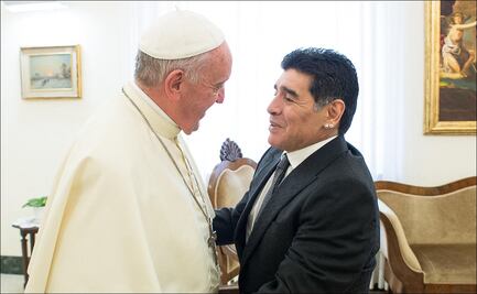 La vez que Diego Armando Maradona se reconcilió con la iglesia gracias al Papa Francisco; "El primer hincha de Francisco soy yo" 
