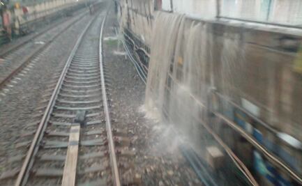 Se inunda, otra vez, la Línea A del Metro; activan servicio provisional