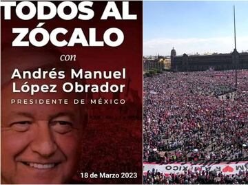 Anuncian marcha en apoyo a AMLO en el Zócalo de la CDMX