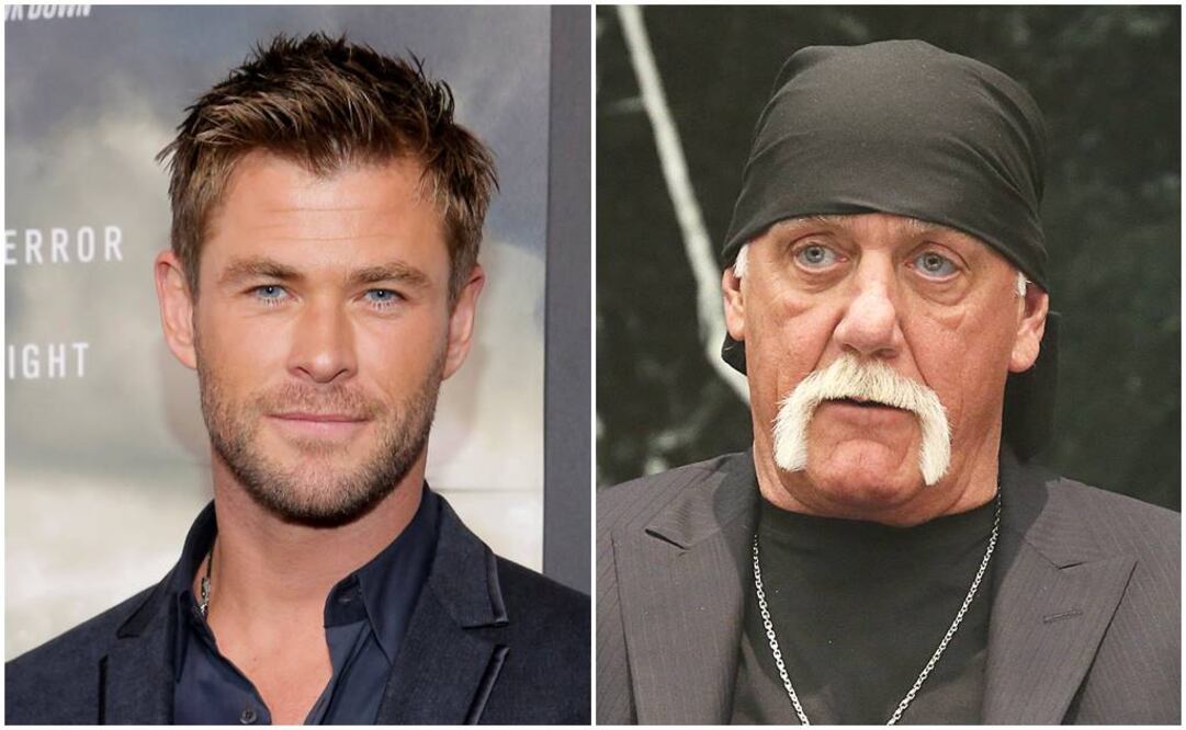 Chris Hemsworth y Hulk Hogan. Foto: Archivo