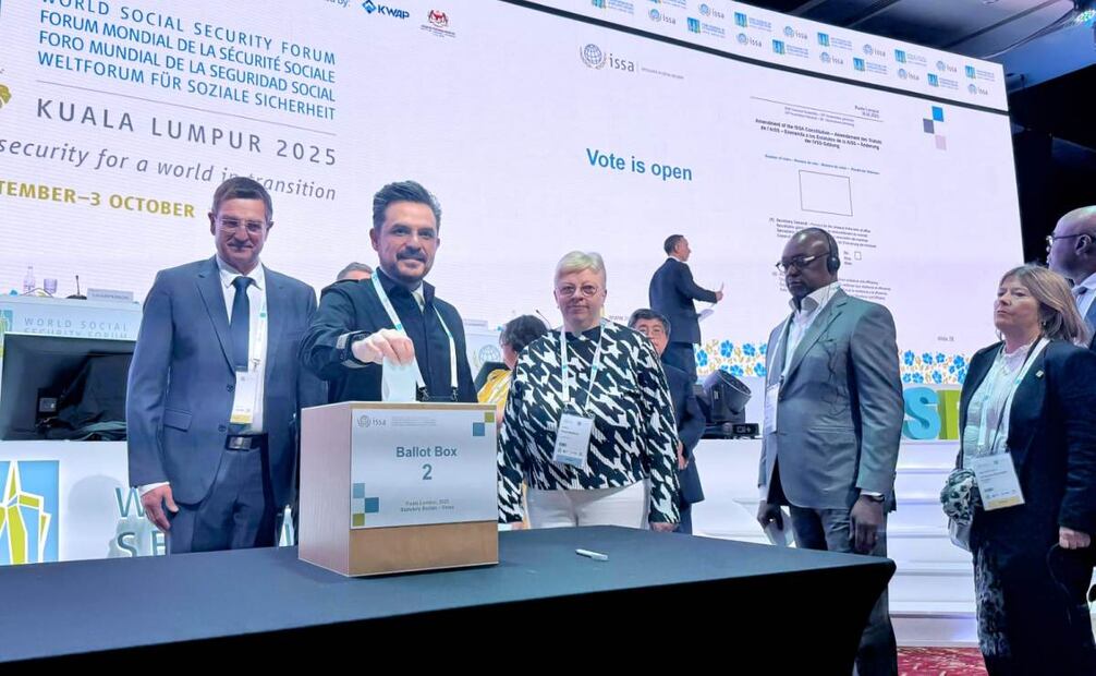 IMSS anuncia que México fue designado como sede del siguiente Foro Mundial de Seguridad Social. Foto: Especial