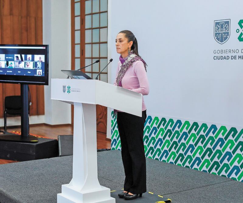Medidas ante Covid-19.Se han realizado estudios de mercado para comprar insumos médicos contra la pandemia, precisó Claudia Sheinbaum.  EFE