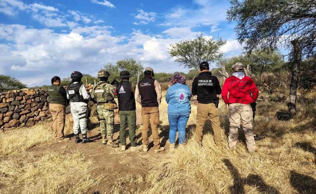 Localizan dos osamentas y prendas en las búsquedas realizadas en dos municipios de Zacatecas (30/11/2025). Foto: Especial
